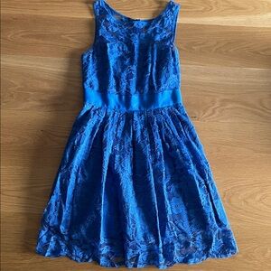 BB Dakota Royal Blue Lace Dress